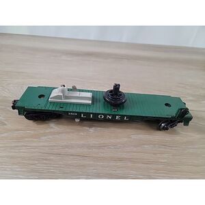 LIONEL POSTWAR O‎ GAUGE AUTOMATIC SATELLITE LAUNCHING FLAT CAR #3509 - NO LOAD
